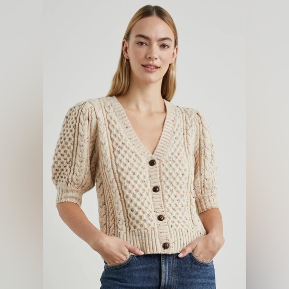Rails Sweaters - Rails Isla Cardigan in Cream Confetti